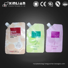 stand up plastic detergent packaging bag
